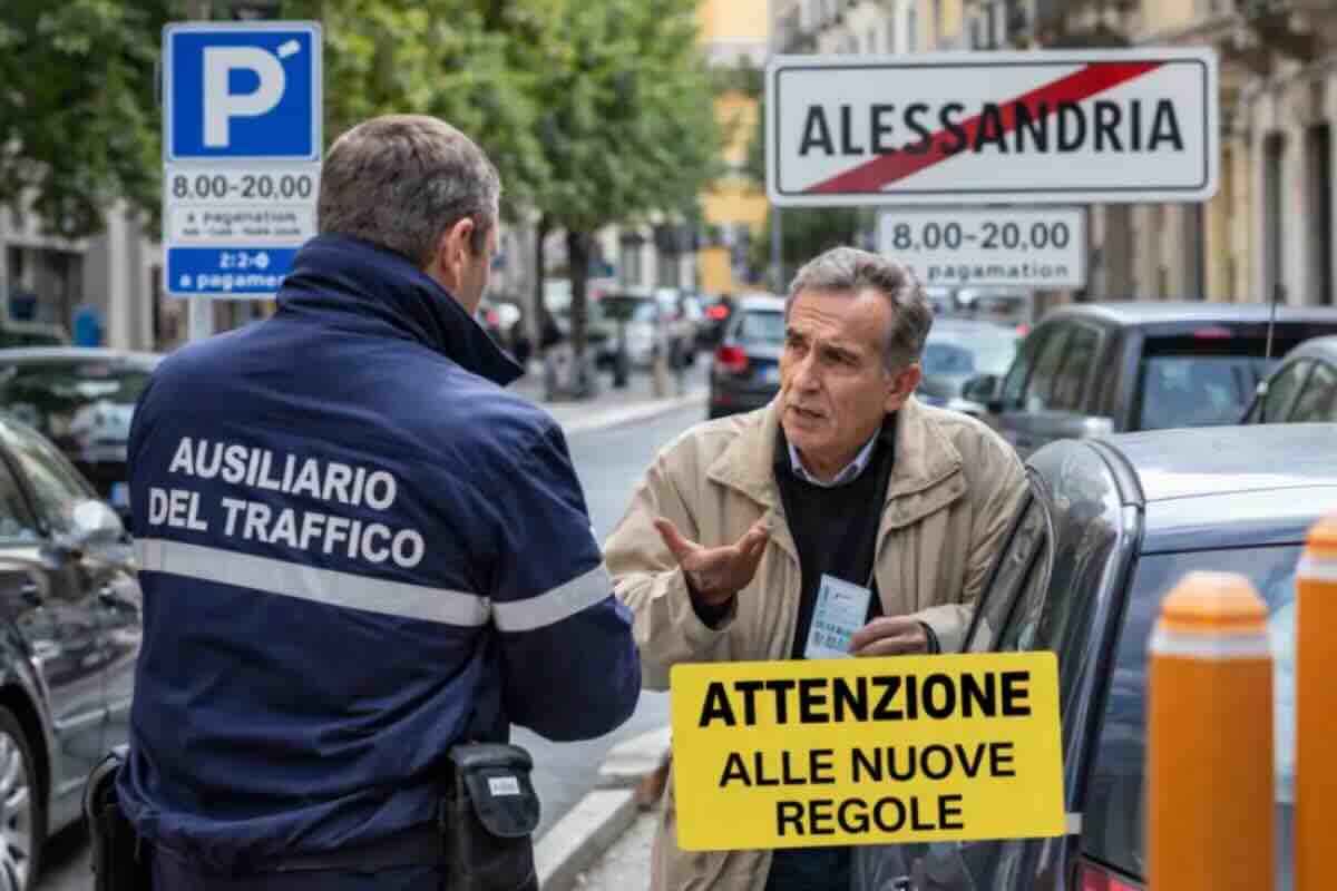 Cambiamenti strisce blu Alessandria