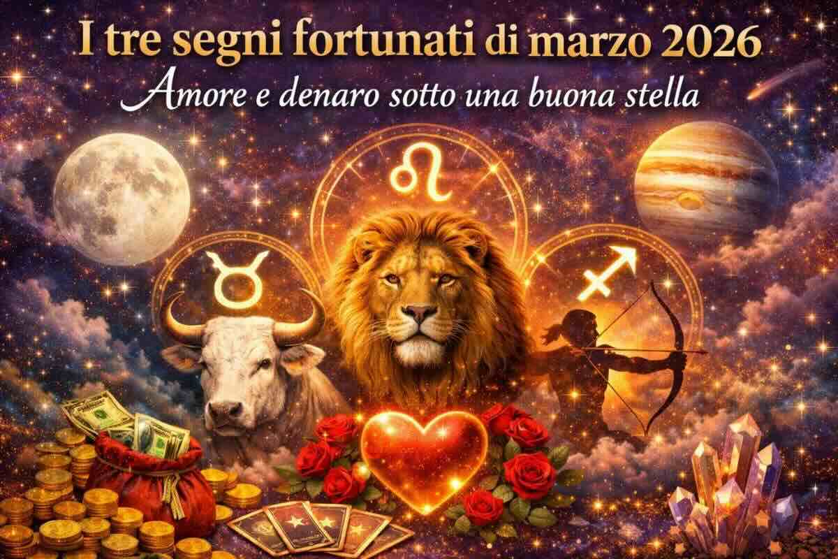 Oroscopo Toro Leone Sagittario marzo 2026