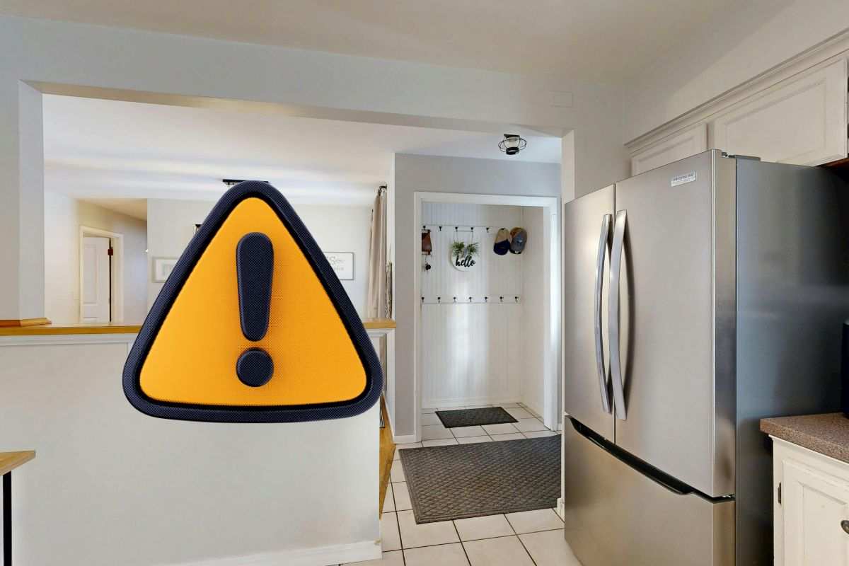 frigo messo in cucina