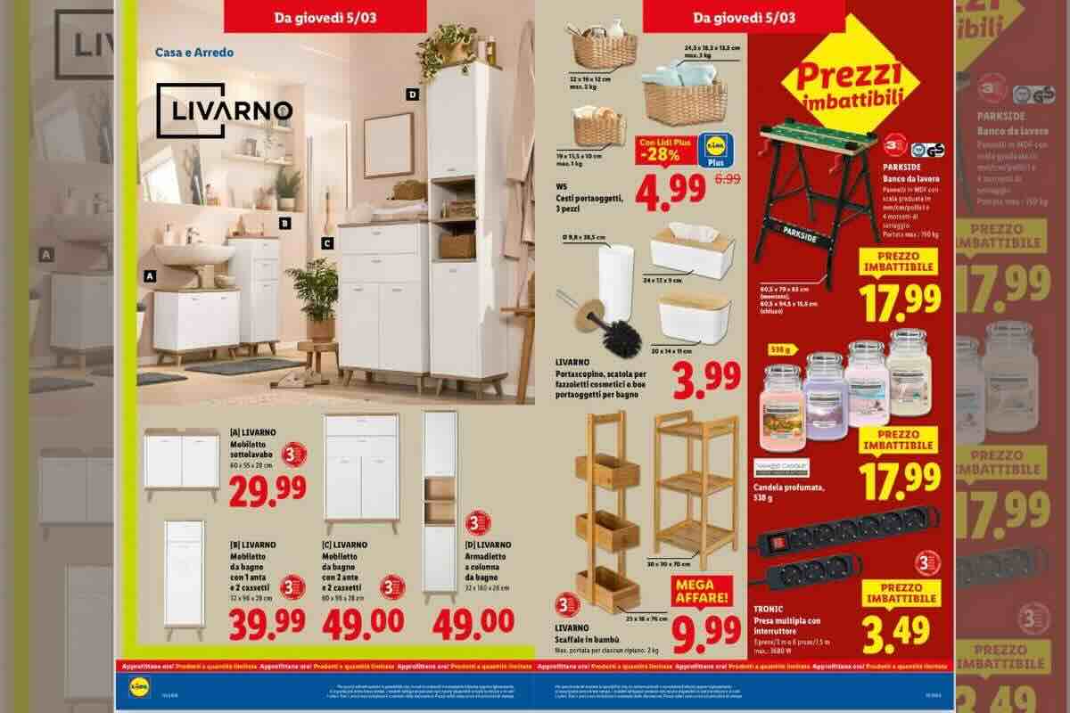 Bagno Lidl super scontato