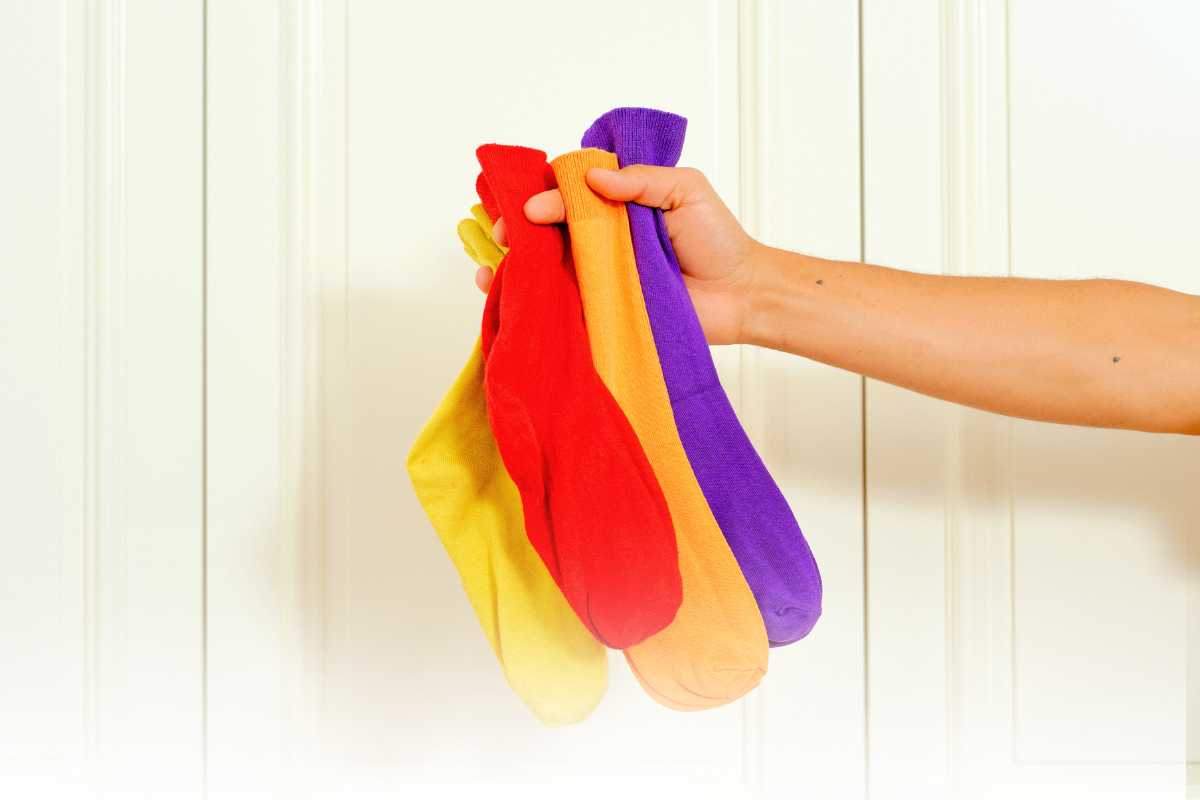 Calzini vecchi riciclo