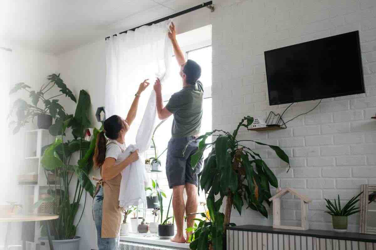 Pulizia tende calzini